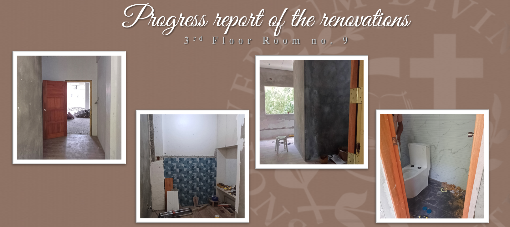 Progress report on the Renovations (3rd Floor Room no. 9)